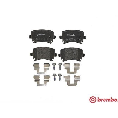 Bremsbelagsatz Scheibenbremse Brembo P85073 Prime Line f&uuml;r Audi Seat Skoda VW