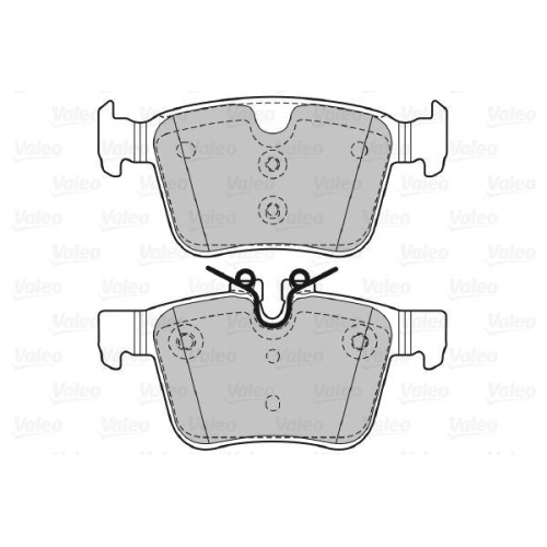 Bremsbelagsatz Scheibenbremse Valeo 601473 f&uuml;r Jaguar Volvo Land Rover Polestar