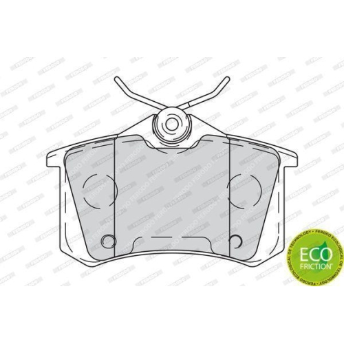 Bremsbelagsatz Scheibenbremse Ferodo FDB4260 Premier Eco Friction f&uuml;r Citro&euml;n DS
