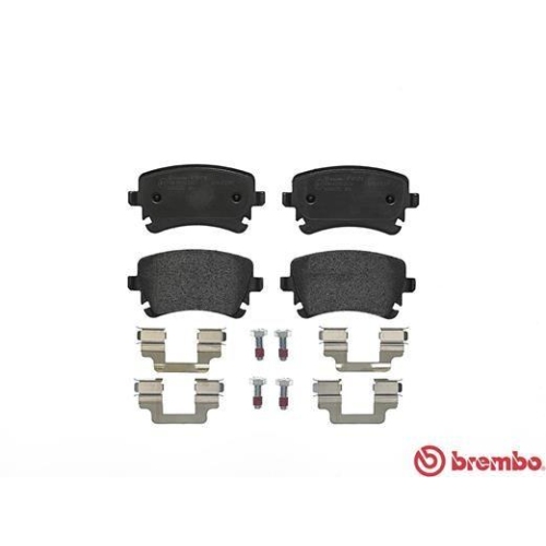 Bremsbelagsatz Scheibenbremse Brembo P85076 Prime Line f&uuml;r Audi Seat Skoda VW