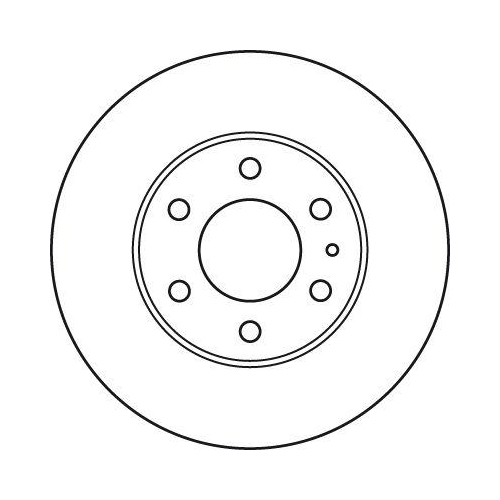 Bremsscheibe Trw DF4987S Trw Single f&uuml;r Iveco Vorderachse