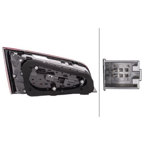 Heckleuchte Hella 2SV 012 837-101 f&uuml;r Audi Rechts