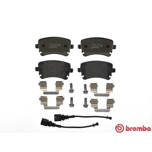 Bremsbelagsatz Scheibenbremse Brembo P85083 Prime Line f&uuml;r Audi Seat Skoda VW