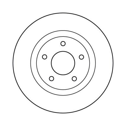 Brake Disc Trw DF4932 for Chrysler Citro&euml;n Dodge Lancia Mitsubishi Peugeot Jeep