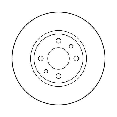 Bremsscheibe Trw DF2686 f&uuml;r Alfa Romeo Fiat Lancia Vorderachse