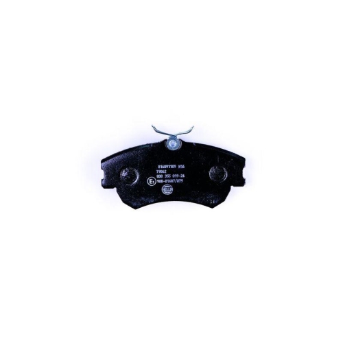 Bremsbelagsatz Scheibenbremse Hella 8DB 355 019-261 f&uuml;r Renault Amc Vorderachse
