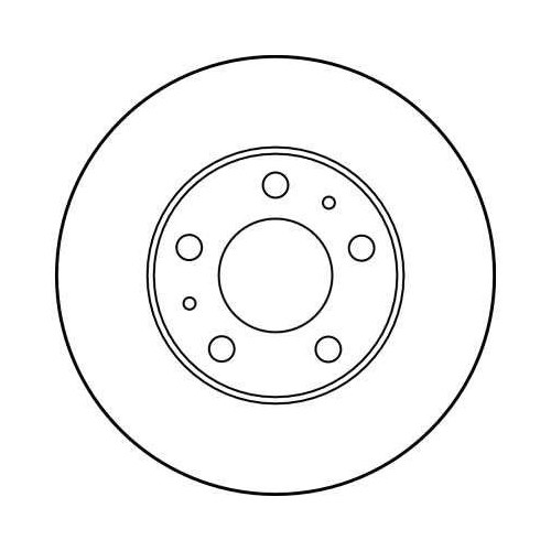 Bremsscheibe Trw DF2722 f&uuml;r Citro&euml;n Fiat Peugeot Vorderachse