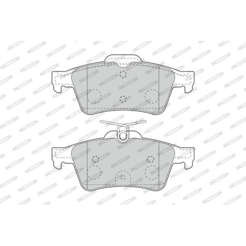 Bremsbelagsatz Scheibenbremse Ferodo FDB4935 Premier Eco Friction f&uuml;r Peugeot