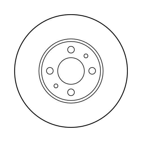 Bremsscheibe Trw DF2734 f&uuml;r Alfa Romeo Chrysler Citro&euml;n Fiat Lancia Peugeot