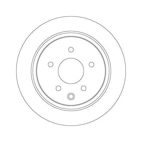 Bremsscheibe Trw DF7369 f&uuml;r Infiniti Nissan (dfac) Dongfeng Hinterachse