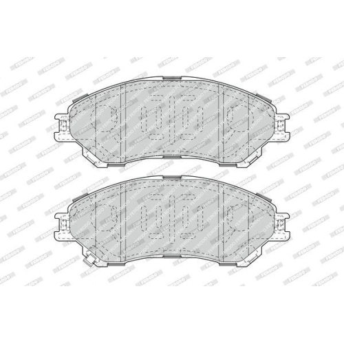 Bremsbelagsatz Scheibenbremse Ferodo FDB4884 Premier Eco Friction f&uuml;r Suzuki