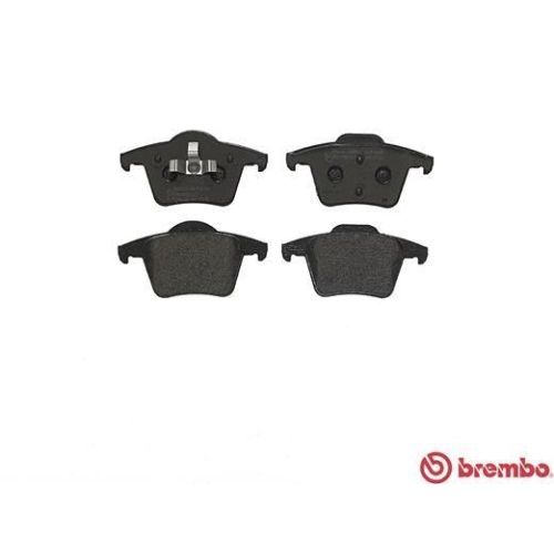 Bremsbelagsatz Scheibenbremse Brembo P86019 Prime Line f&uuml;r Volvo Hinterachse