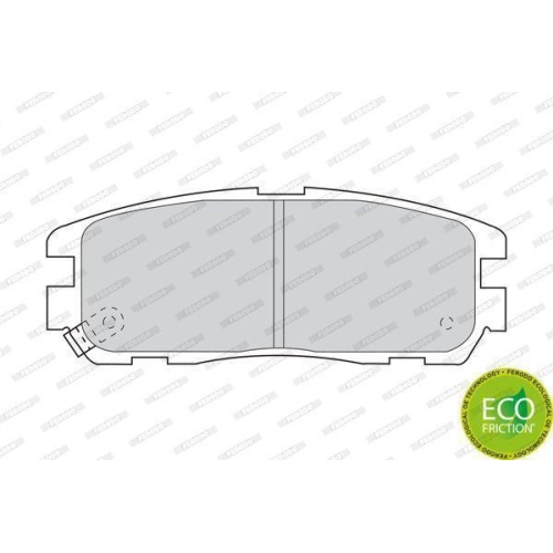 Bremsbelagsatz Scheibenbremse Ferodo FDB1017 Premier Eco Friction für Isuzu Opel