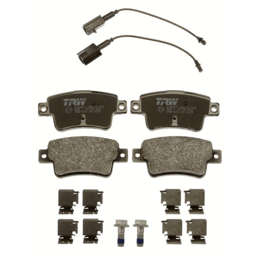 Bremsbelagsatz Scheibenbremse Trw GDB1872 f&uuml;r Alfa Romeo Fiat Abarth Lancia