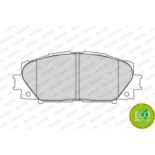 Brake Pad Set Disc Brake Ferodo FDB1829 Premier Eco Friction for Toyota