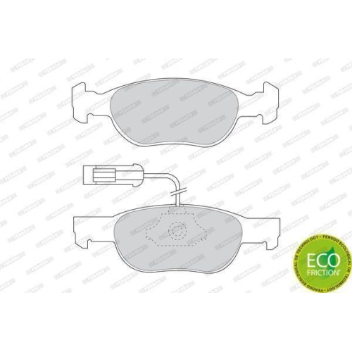 Bremsbelagsatz Scheibenbremse Ferodo FDB1040 Premier Eco Friction f&uuml;r Alfa Romeo