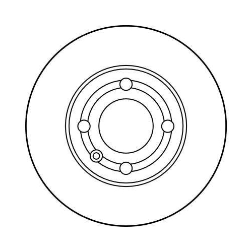 Brake Disc Trw DF2780 for Seat VW Front Axle