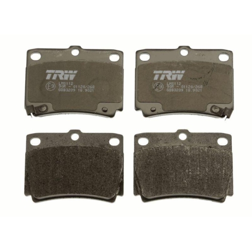 Bremsbelagsatz Scheibenbremse Trw GDB3239 Cotec f&uuml;r Mitsubishi Hinterachse