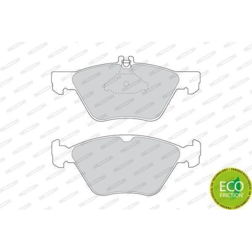 Bremsbelagsatz Scheibenbremse Ferodo FDB1050 Premier Eco Friction f&uuml;r Chrysler