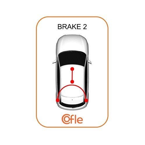 Seilzug Feststellbremse Cofle 12.3710 für Iveco Hinten