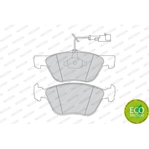 Bremsbelagsatz Scheibenbremse Ferodo FDB1052 Premier Eco Friction f&uuml;r Alfa Romeo