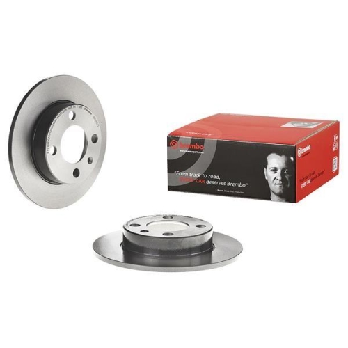 Bremsscheibe Brembo 08.7165.21 Prime Line - Uv Coated f&uuml;r Seat VW Hinterachse