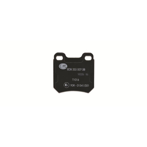 Bremsbelagsatz Scheibenbremse Hella 8DB 355 007-381 f&uuml;r Opel Saab Vauxhall