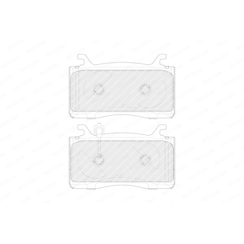 Bremsbelagsatz Scheibenbremse Ferodo FDB4932 Premier für Alfa Romeo Fiat