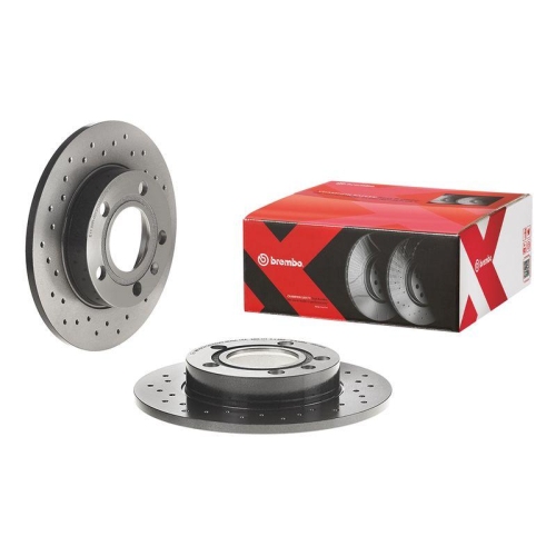 Bremsscheibe Brembo 08.9136.1X Xtra Line - Xtra f&uuml;r Audi Seat Hinterachse