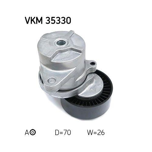 Riemenspanner Keilrippenriemen Skf VKM 35330 f&uuml;r Opel Vauxhall Chevrolet Mitte