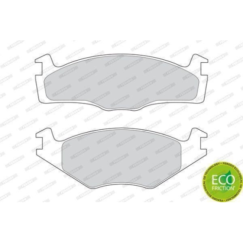 Bremsbelagsatz Scheibenbremse Ferodo FDB1072 Premier Eco Friction f&uuml;r Seat VW