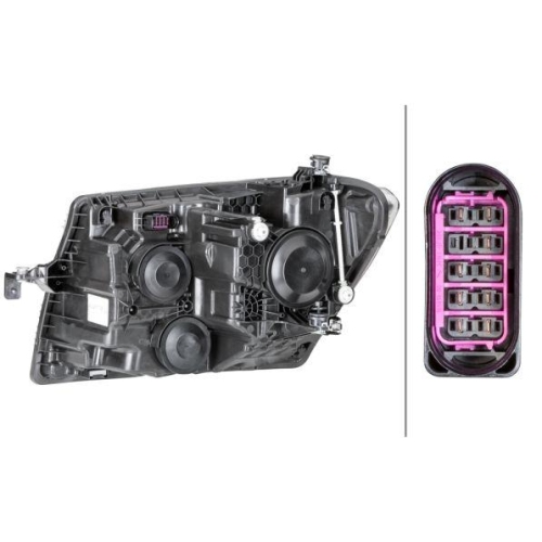 Hauptscheinwerfer Hella 1EB 012 830-021 f&uuml;r Man VW Rechts