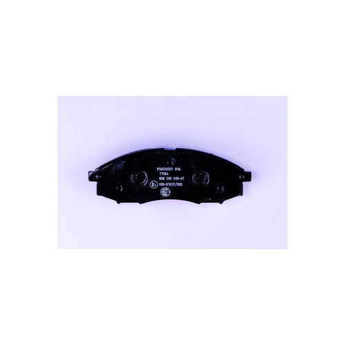 Bremsbelagsatz Scheibenbremse Hella 8DB 355 010-671 f&uuml;r Nissan Infiniti