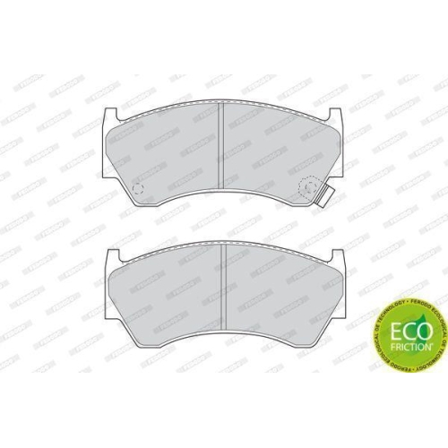 Bremsbelagsatz Scheibenbremse Ferodo FDB1091 Premier Eco Friction f&uuml;r Nissan