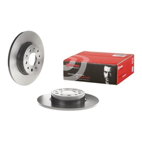 2X Brembo Bremsscheibe Hinterachse Prime Line - Uv Coated f&uuml;r Fiat