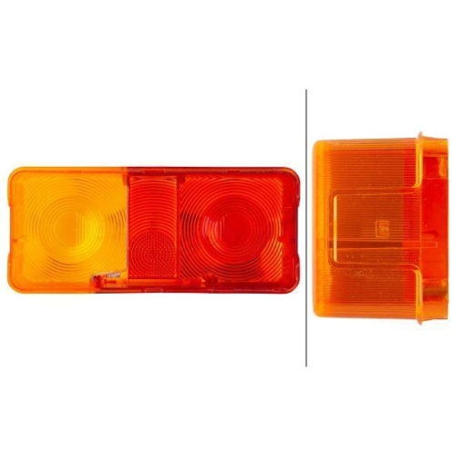 Lichtscheibe Heckleuchte Hella 9EL 112 741-001 f&uuml;r Daf Fiat Ford Volvo VW O&k