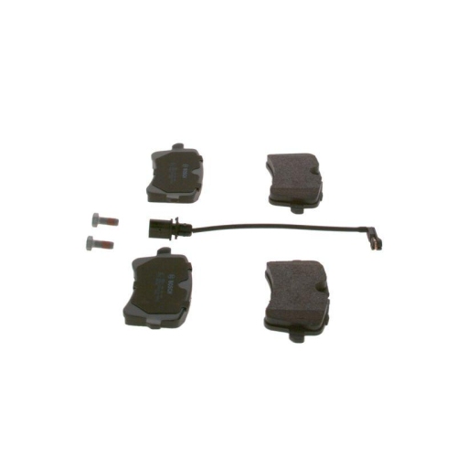 Bremsbelagsatz Scheibenbremse Bosch 0986494488 f&uuml;r Audi Porsche VW Hinterachse