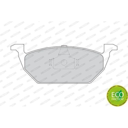 Bremsbelagsatz Scheibenbremse Ferodo FDB1094 Premier Eco Friction f&uuml;r Audi Seat
