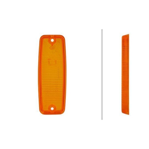 Lichtscheibe Blinkleuchte Hella 9EL 115 830-001 für Auwärter Daf Fiat Iveco Man