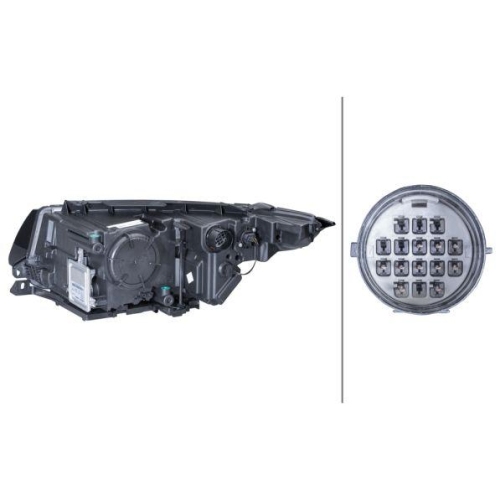 Hauptscheinwerfer Hella 1ZS 354 835-041 f&uuml;r Land Rover Rechts