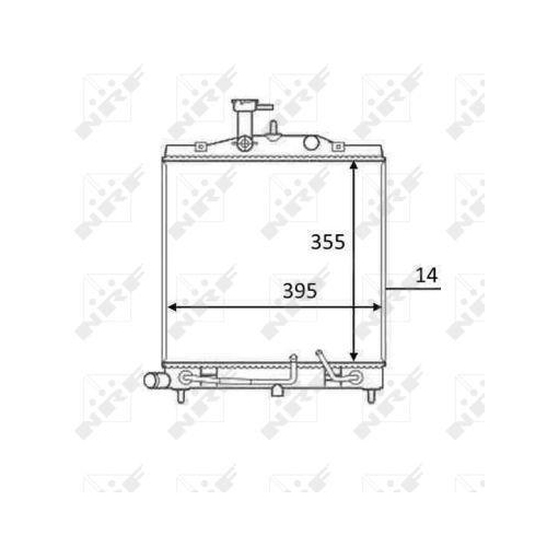 K&uuml;hler Motork&uuml;hlung Nrf 58531 f&uuml;r Kia