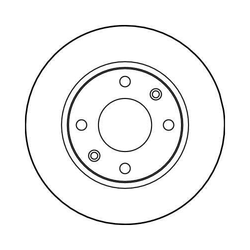 Bremsscheibe Trw DF2815 f&uuml;r Citro&euml;n Peugeot Vorderachse
