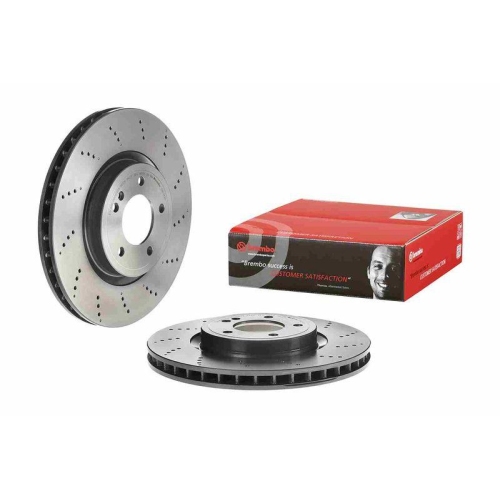 Bremsscheibe Brembo 09.D763.11 Prime Line - Uv Coated f&uuml;r Mercedes Benz