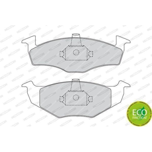 Brake Pad Set Disc Brake Ferodo FDB1101 Premier Eco Friction for Seat Skoda VW