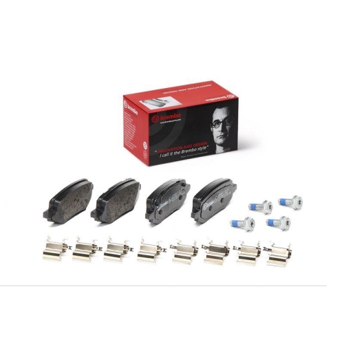 Bremsbelagsatz Scheibenbremse Brembo P24237 Prime Line f&uuml;r Ford Hinterachse