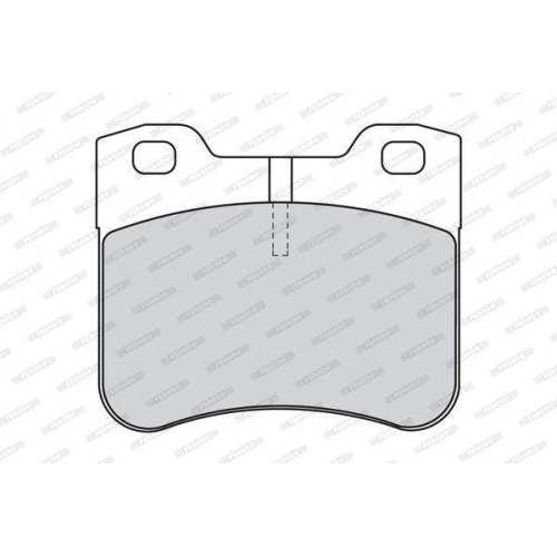 Bremsbelagsatz Scheibenbremse Ferodo FDB1109 Premier f&uuml;r Citro&euml;n Peugeot