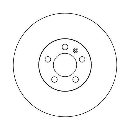 Bremsscheibe Trw DF4027 f&uuml;r Seat Skoda VW Vw (svw) Audi Vorderachse
