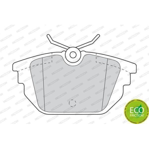 Brake Pad Set Disc Brake Ferodo FDB1113 Premier Eco Friction for Alfa Romeo Fiat
