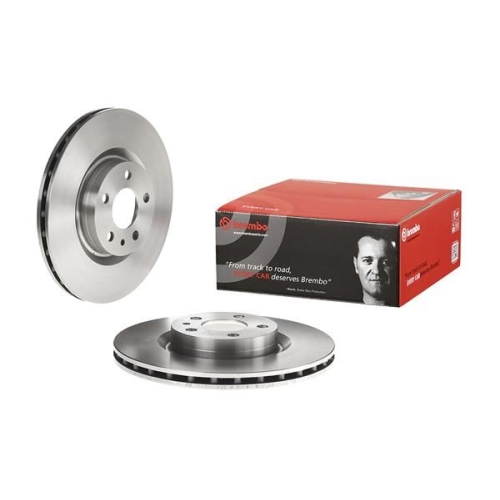 2X Brembo Bremsscheibe Vorderachse Prime Line für Fiat