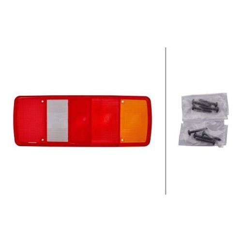 Lichtscheibe Heckleuchte Hella 9EL 122 689-021 f&uuml;r Daf Iveco Man Scania Faun Jcb